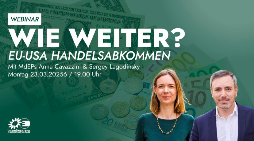 Bild: WEBINAR "EU-USA Handelsabkommen: wie weiter?"