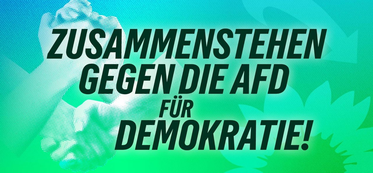 Bild zum Link: Zusammenstehen gegen die AfD – für Demokratie! 