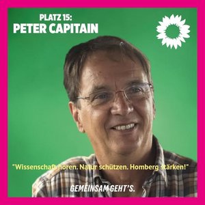 Bild: Kommunalwahl 2026 Listenplatz 15 für Peter Captain