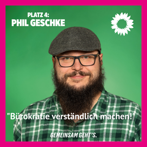 FOTO Kommunalwahl 2026 Listenplatz 4 für Phil Geschke 