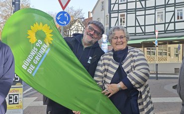 Bild mit Klaus Bölling und Ulrike Otto