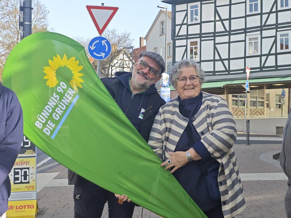 Bild mit Klaus Bölling und Ulrike Otto
