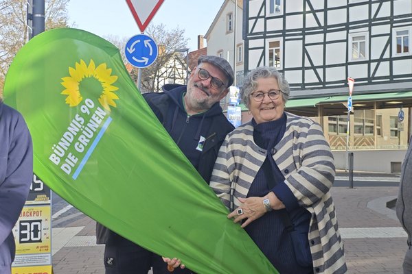 Bild mit Klaus Bölling und Ulrike Otto