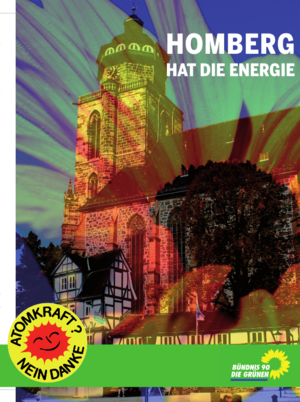 Bild eines Flyers mit der Aufschrift "Homberg hat die Energie", wenn das Bild angeklickt wird, wird der Flyer als PDF-Datei angezeigt