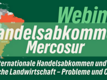 Veranstaltungsbild eines  Webinar 25.03.2026 mit Martin Häusling: Internationale Handelsabkommen und die deutsche Landwirtschaft – Probleme und Chancen