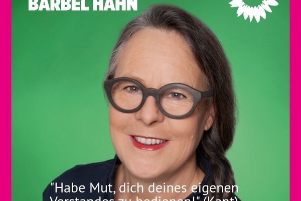Bild: Kommunalwahl 2026 Listenplatz 10 für Bärbel Hahn