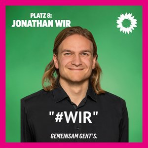Bild: Komunalwahl 2026 Listenplatz 8 für Jonathan Wir
